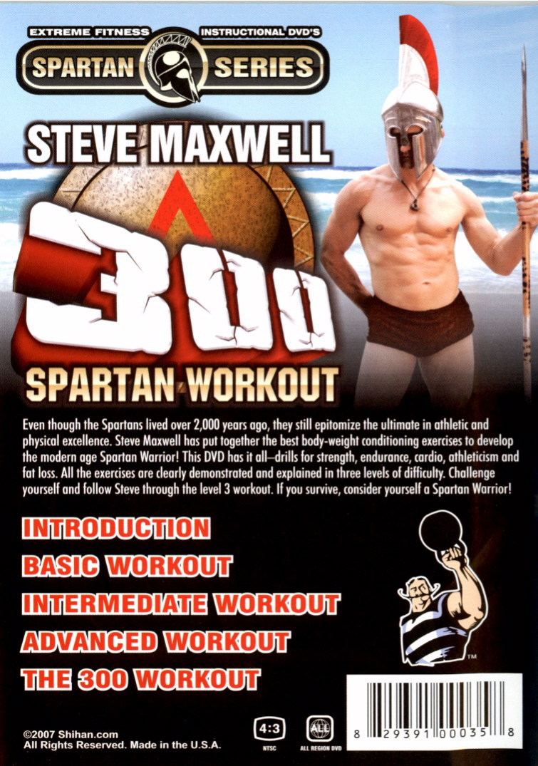 Steve maxwell 300 spartan workout sale